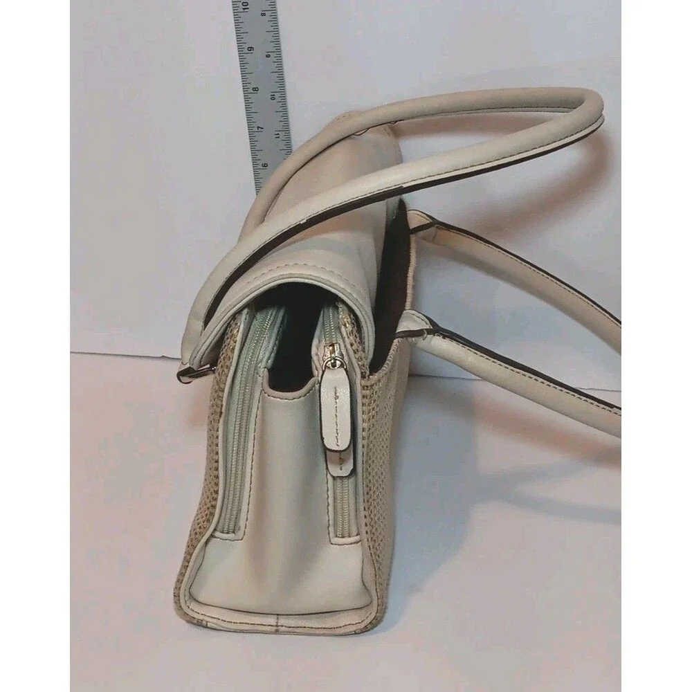 liz claiborne Shoulder Bag Handbag Purse Almond Beige